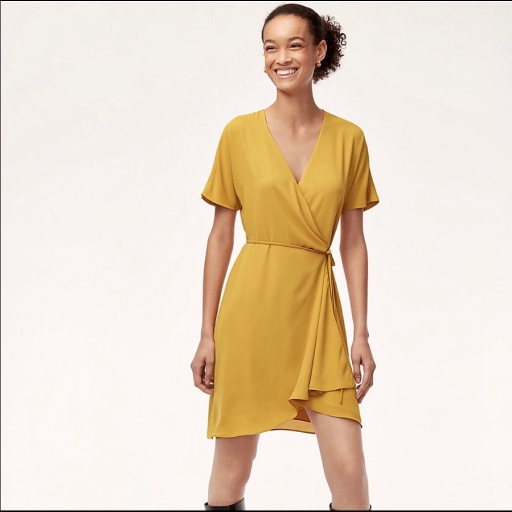 ARITZIA BABATON WALLACE WRAP DRESS